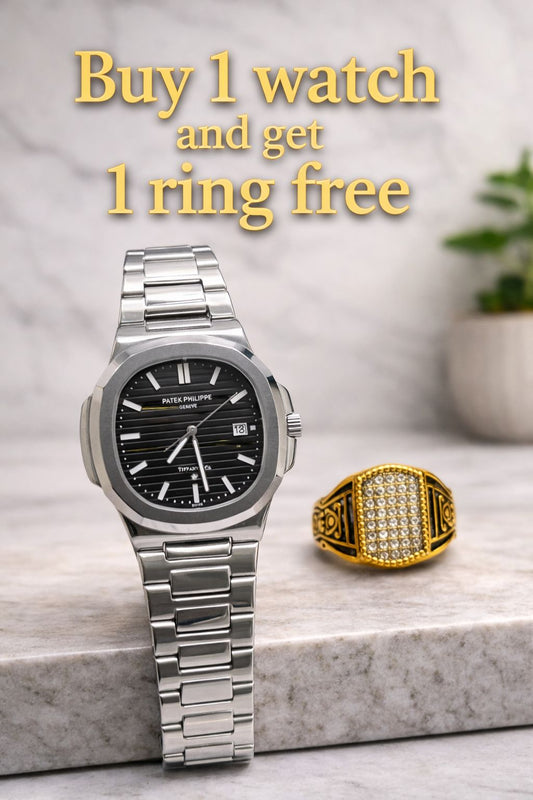 Premium Patik Watch for Men with Free Ring