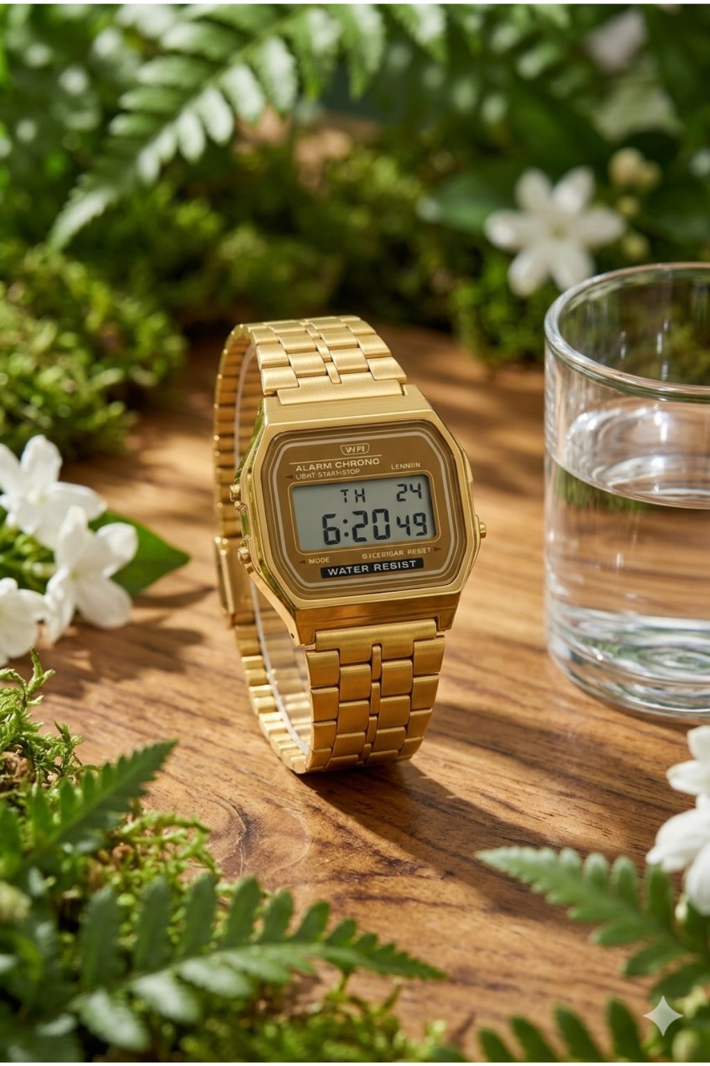 Digital Couple Watch with Stopwatch and Alarm - His and Her's Collection