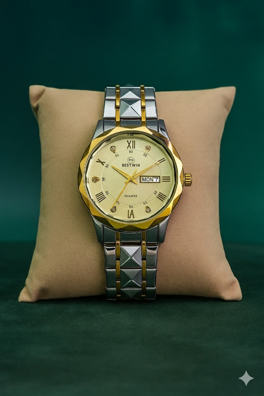 Bestwin Premium Watch for Men Diamond Cut Design