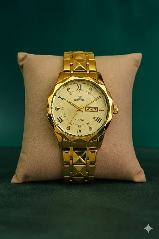 Bestwin Premium Watch for Men Diamond Cut Design