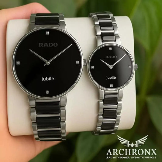 Couple Watch Silver - Classic Design