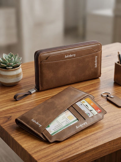 Elegant Balenberry Long Wallet for Men and Woman