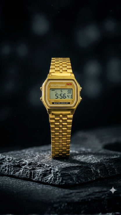 Classic Digital Watch with Alarm + Stopwatch and Built in Light