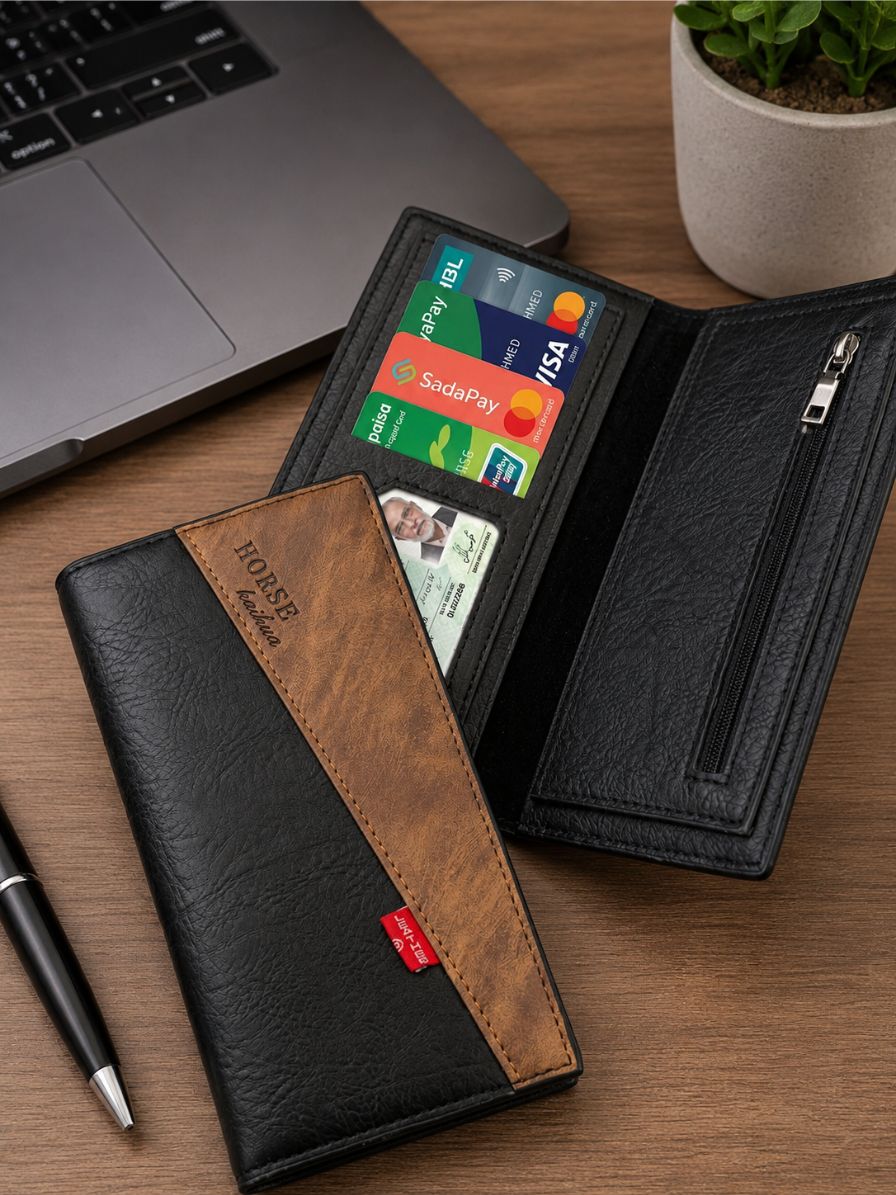 Horse Imported Long Leather Wallet