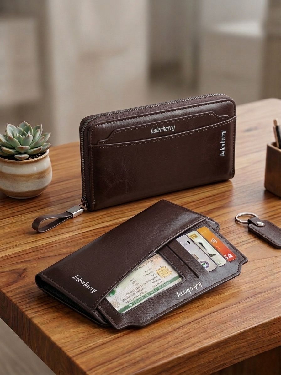 Elegant Balenberry Long Wallet for Men and Woman