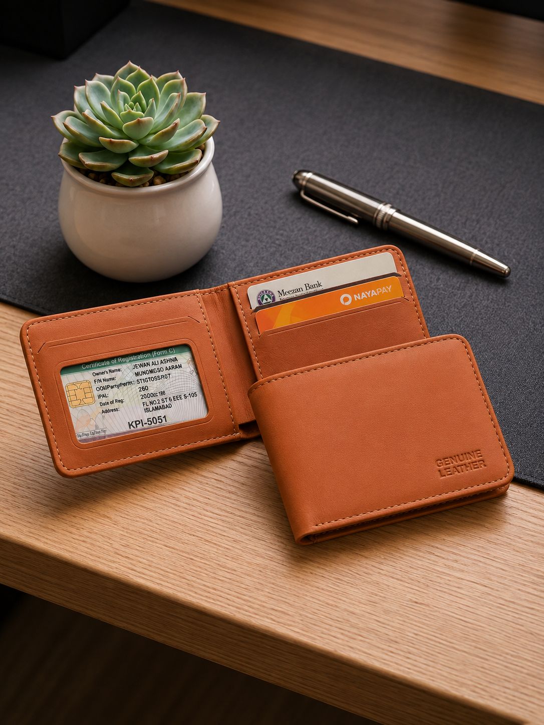 The Heritage Slim Leather Wallet