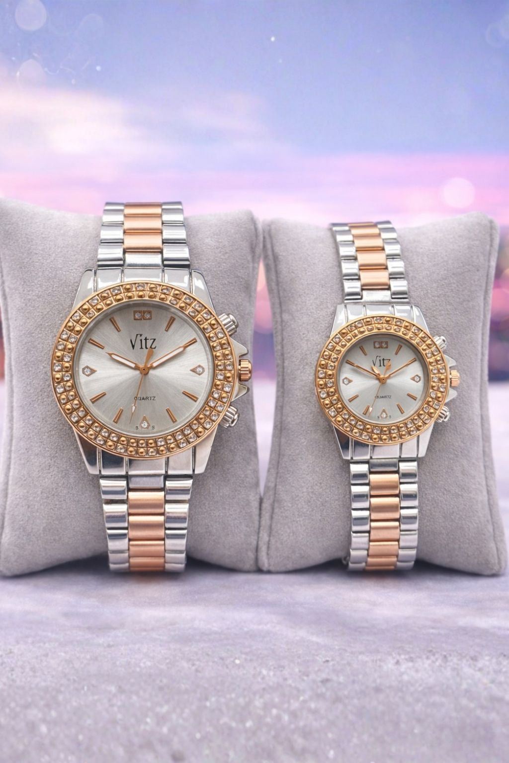 Round Vitz CLassic Couple Watch