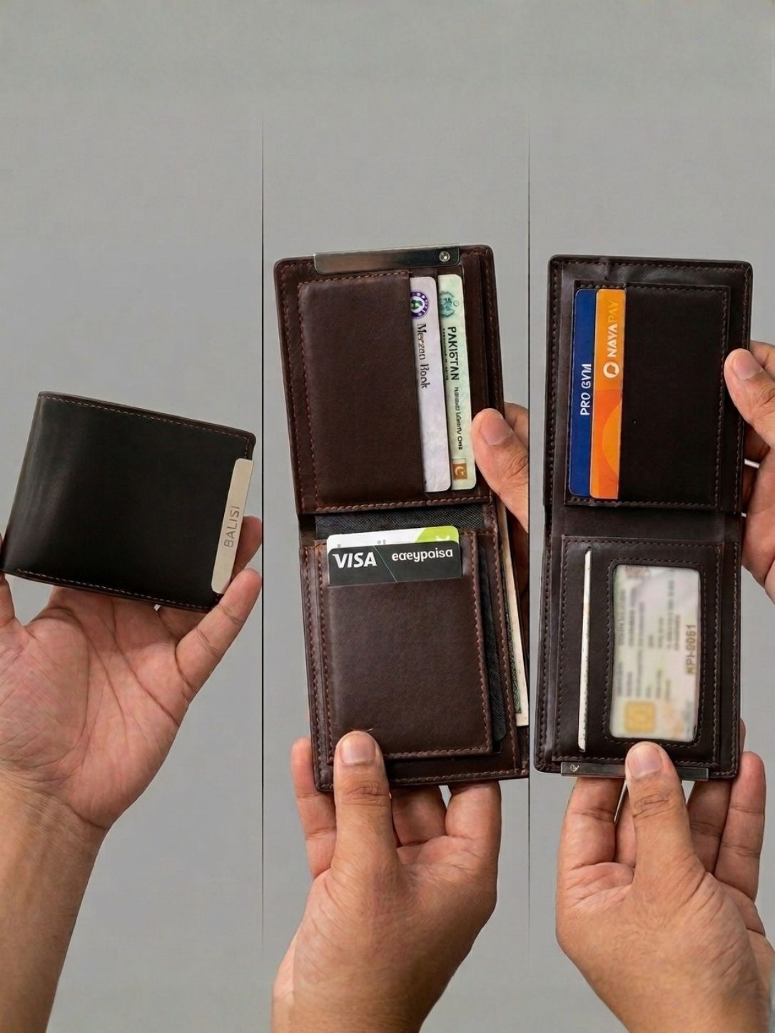 Balisi Buckle Men's Leather Wallet