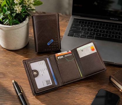 Men's Trifold Leather Wallet