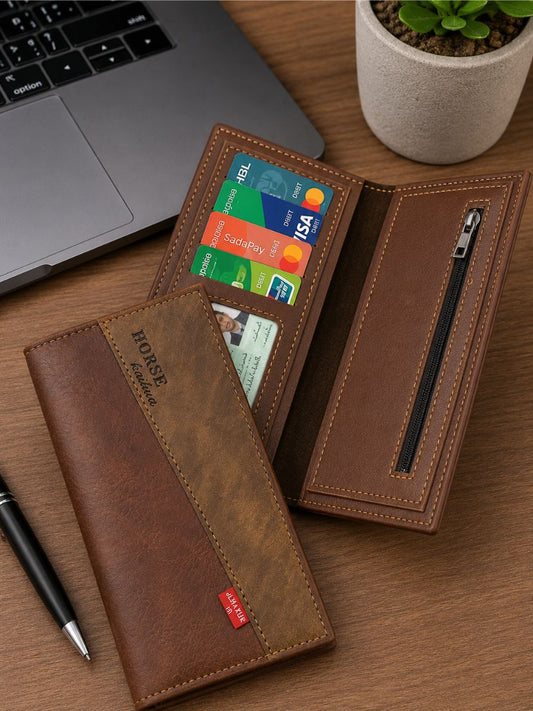 Horse Imported Long Leather Wallet