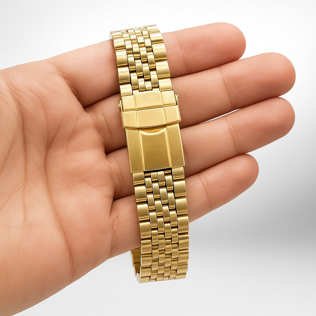 Premium Gold Luxury Watch with Day and Date Feature