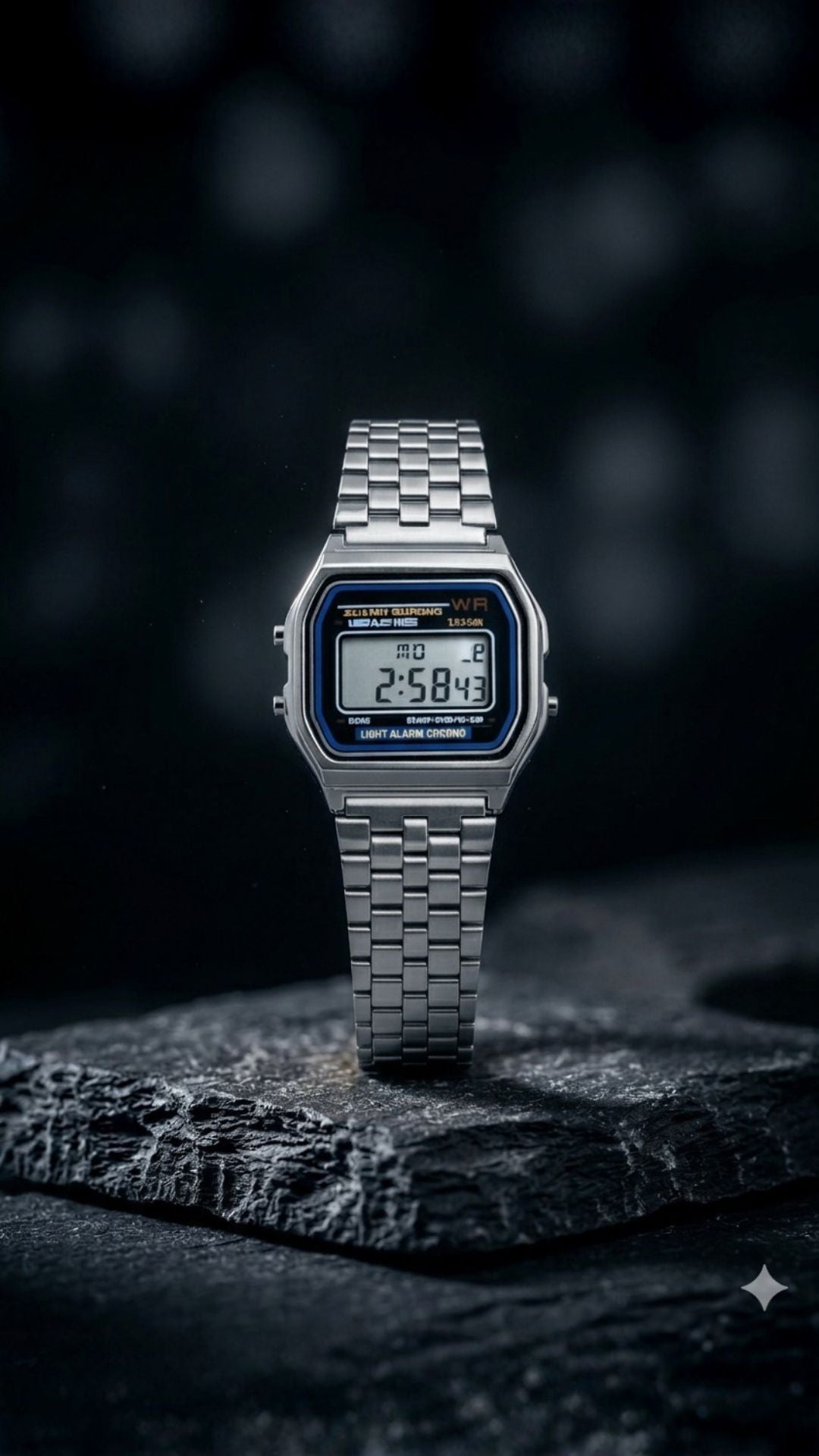 Classic Digital Watch with Alarm + Stopwatch and Built in Light