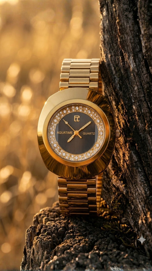 Luxury Aqua Time Watch - Classic Royal Design
