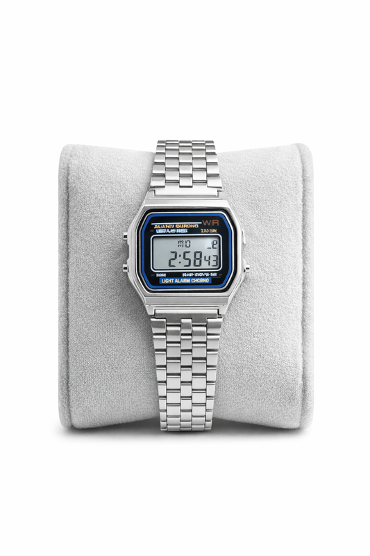 Classic Digital Watch with Alarm + Stopwatch and Built in Light