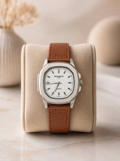 Classic Vintage Leather Straps Watch