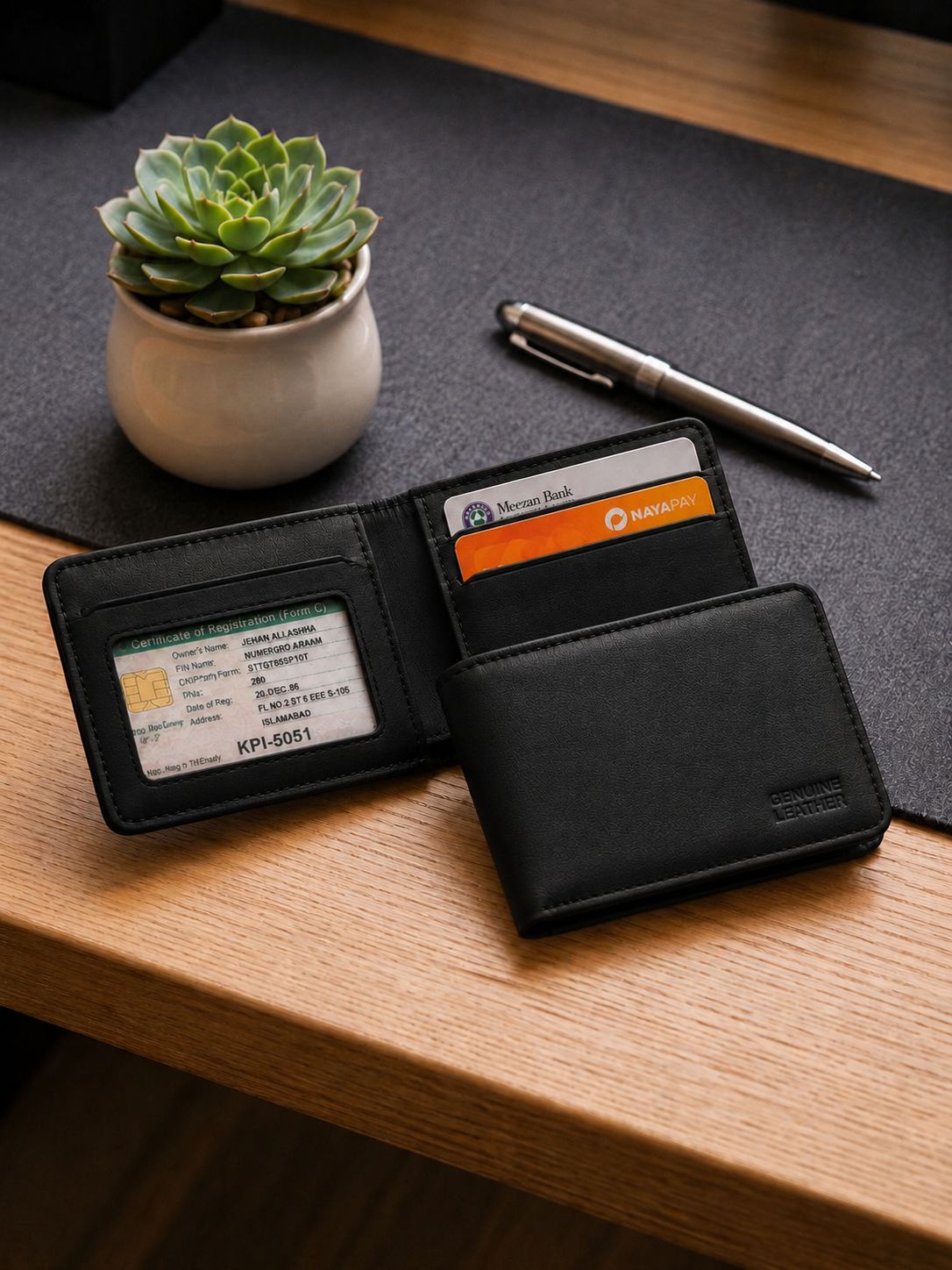 The Heritage Slim Leather Wallet
