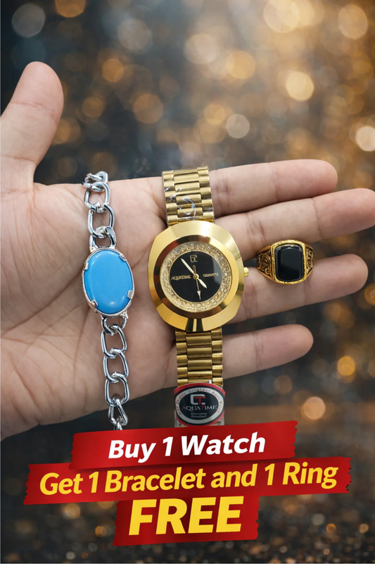 Egg Design Watch + 1 Ring and 1 Bracelet Free