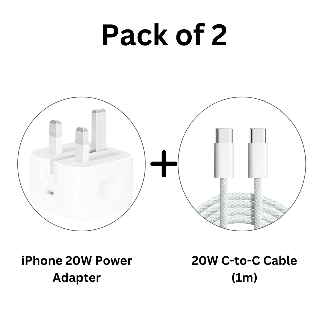 iPhone 3 Pin Adapter and C-to-C Cable