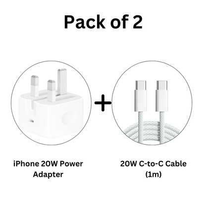 iPhone 3 Pin Adapter and C-to-C Cable