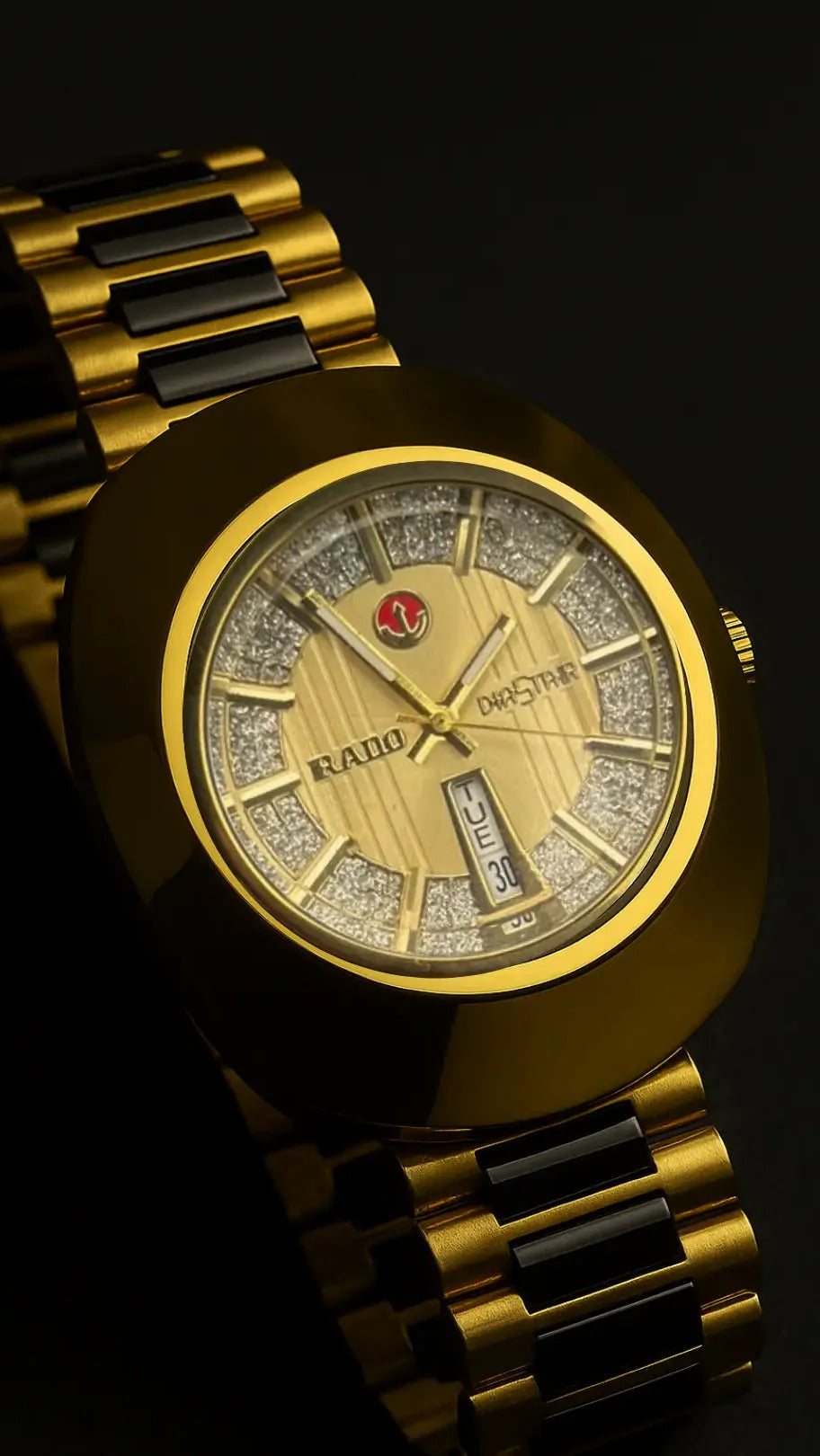 Premium Stainless Steel Watch with Date and Day Display with Branded Box