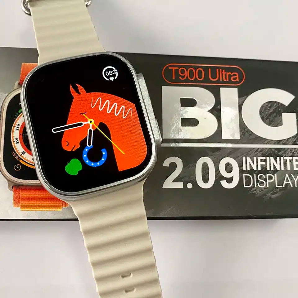 T900 Ultra Smart Watch - Wireless Charging - Bluetooth Calling