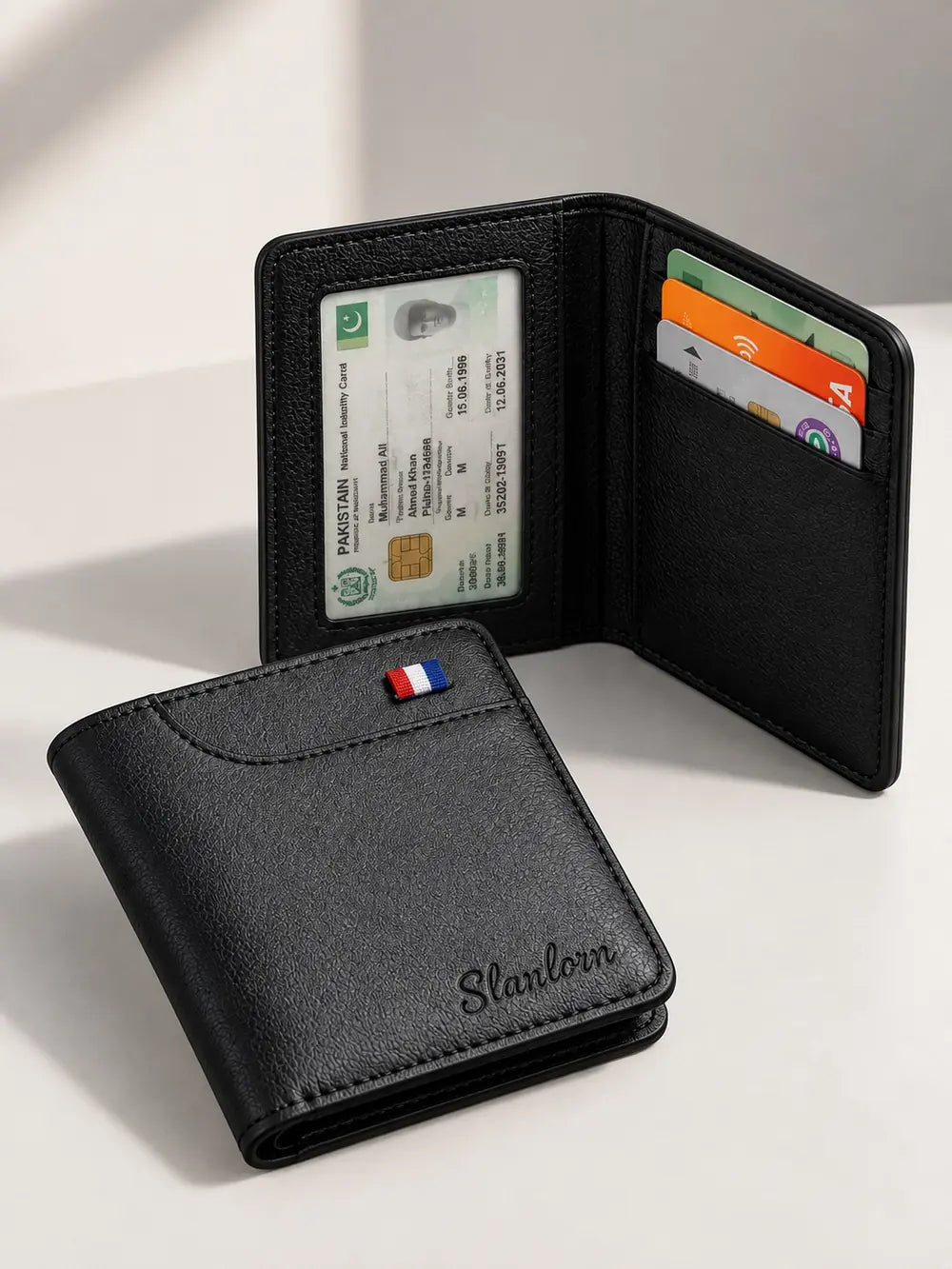 Tomy Mini Leather Wallet - Black Color